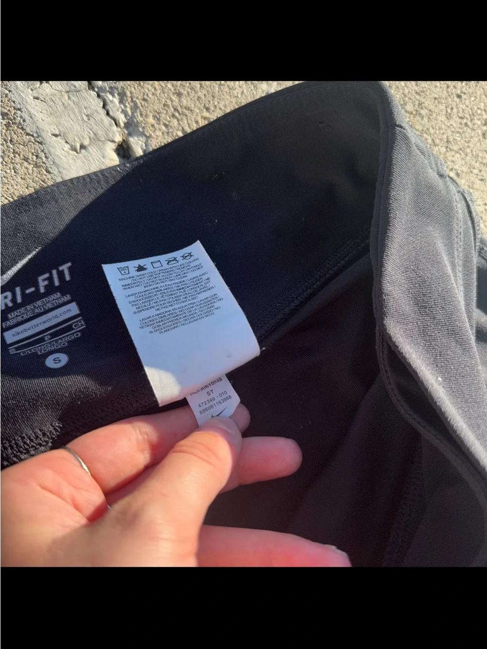 Y2K Nike Black Flare Leggings